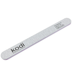 №139 Nail File Straight 180/220 (Color: Light Gray, Size: 178/19/4)