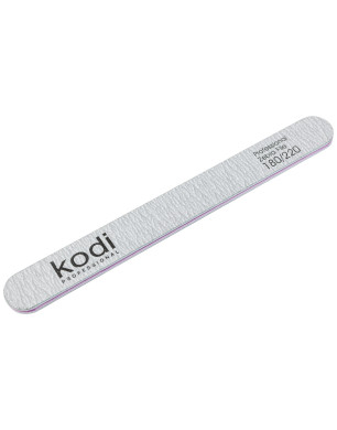 №139 Nail File Straight 180/220 (Color: Light Gray, Size: 178/19/4)