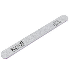 №141 Nail File Straight 120/180 (Color: Light Gray, Size: 178/19/4)