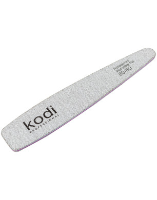 №143 Nail File Cone 80/80 (Color: Light Gray, Size:178/32/4)