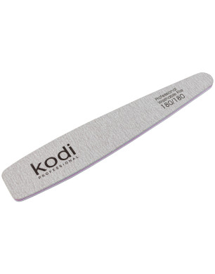 №147 Nail File Cone 180/180 (Color: Light Gray, Size:178/32/4)