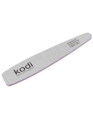 №151 Nail File Cone 100/150 (Color: Light Gray, Size:178/32/4)
