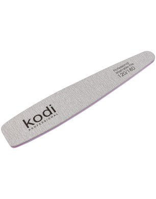 №152 Nail File Cone 120/180 (Color: Light Gray, Size:178/32/4)