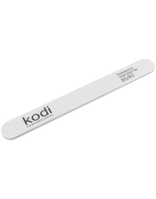 № 17 Straight Nail File 80/80 (Color: White, Size: 178/19/4)