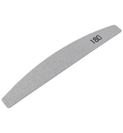 №178 Replaceable File Crescent 180 Grit (Color: Gray, Size 178/28 mm), 25pcs/pack