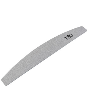 №178 Replaceable File Crescent 180 Grit (Color: Gray, Size 178/28 mm), 25pcs/pack