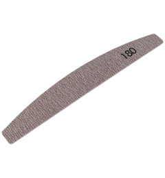 №181 Replaceable File «Crescent» 180 Grit (Color: Brown, Size 178/28 mm), 25pcs/pack