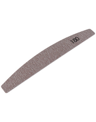 №181 Replaceable File «Crescent» 180 Grit (Color: Brown, Size 178/28 mm), 25pcs/pack