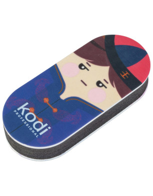 №195 Children's Nail Polisher 400/300 (Print: Boy, Size: 80 * 38 * 14 mm)