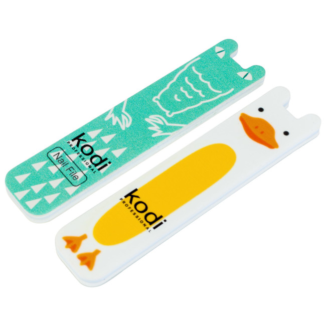 №196 Children's Set for Nails: File 180/220 Crocodile, Polisher 400/300 Duck №196 Children's Set for Nails: File 180/220 Crocodile, Polisher 400/300 Duck