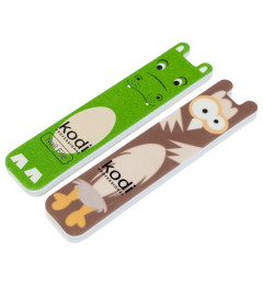 №197 Children's Set for Nails: File 180/220 Hippo, Polisher 400/300 Owlet