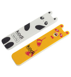 №199 Children’s Set for Nails: Nail File 180/220 Panda, Polisher 400/300 Raccoon