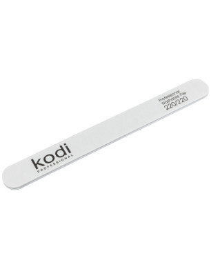 № 21 Straight Nail File 220/220 (Color: White, Size: 178/19/4)