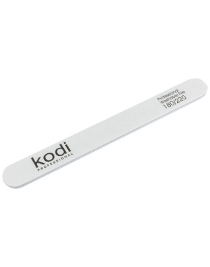 № 23 Straight Nail File 180/220 (Color: White, Size: 178/19/4)