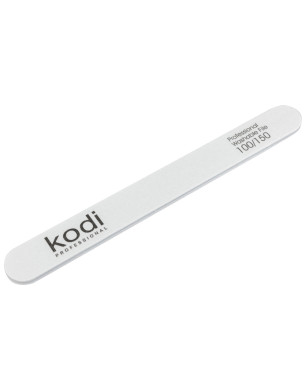 № 24 Straight Nail File 100/150 (Color: White, Size: 178/19/4)
