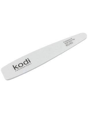 № 25 Cone Nail File 80/80 (Color: White, Size: 178/32/4)