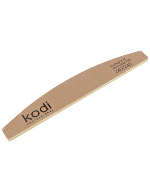 № 3 Nail File "Crescent" 240/240 (Color: Golden, Size: 178/28/4)