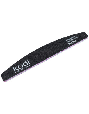 № 33 Nail File "Crescent" 80/80 (Color: Black, Size: 178/28/4)