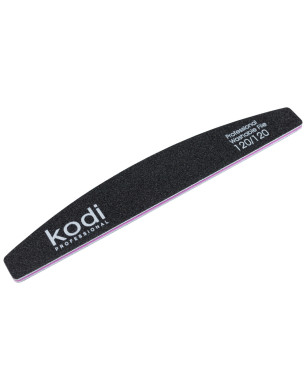 № 35 Nail File "Crescent" 120 /  120 (Color: Black, Size: 178/28/4)