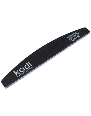 № 39 Nail File "Crescent" 100/180 (Color: Black, Size: 178/28/4)
