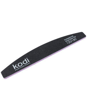 № 42 Nail File "Crescent" 120/180 (Color: Black, Size: 178/28/4)