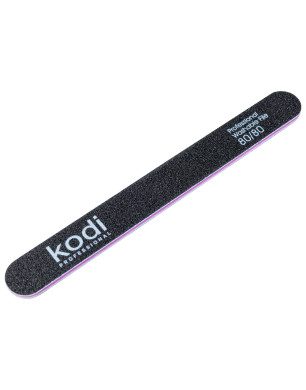 № 44 Straight Nail File 80/80 (Color: Black, Size: 178/19/4)