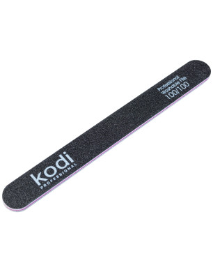 № 45 Straight Nail File 100/100 (Color: Black, Size: 178/19/4)