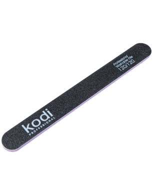 № 46 Straight Nail File 120/120 (Color: Black, Size: 178/19/4)