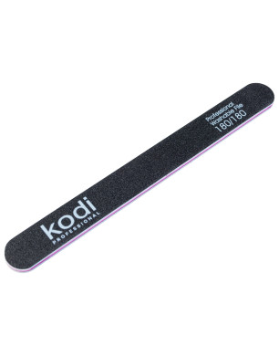 № 48 Straight Nail File 180/180 (Color: Black, Size: 178/19/4)