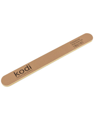 № 5 Straight Nail File 180/180 (Color: Golden, Size: 178/19/4)