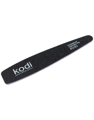 № 55 Cone Nail File 80/80 (Color: Black, Size: 178/32/4)