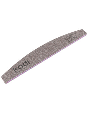 № 71 Nail File "Crescent" 220/220 (Color: Brown, Size: 178/28/4)