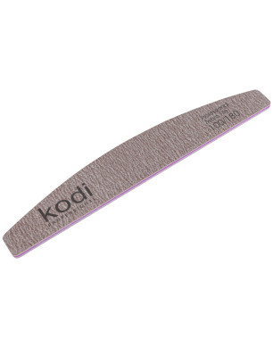 №72 Nail File Crescent 100/180 (Color: Brown, Size: 178/28/4)