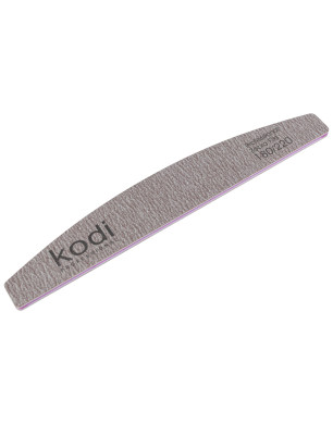№ 73 Nail File Crescent 180/220 (Color: Brown, Size: 178/28/4)