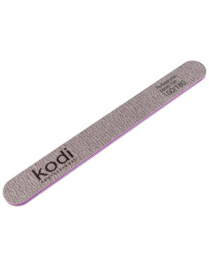 № 83 Straight Nail File 100/180 (Color: Brown, Size: 178/19/4)