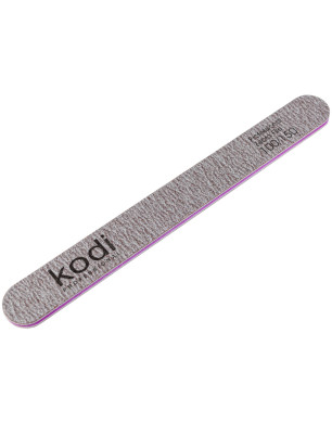 № 85 Straight Nail File 100/150 (Color: Brown, Size: 178/19/4)