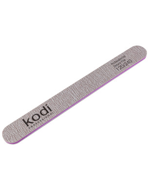 № 87 Straight Nail File 120/240 (Color: Brown, Size: 178/19/4)