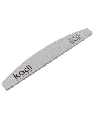№ 92 Nail File "Crescent" 180/180 (Color: Gray, Size: 178/28/4)