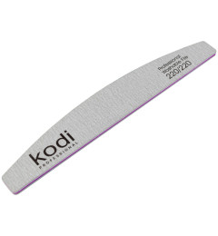 № 93 Nail File "Crescent" 220/220 (Color: Gray, Size: 178/28/4)