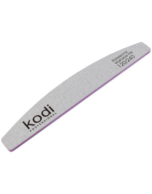 № 98 Nail File Crescent 120/240 (Color: Gray, Size: 178/28/4)