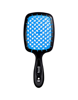  Soft Touch Hairbrush Black/Blue