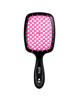 Soft Touch Hairbrush Black/Pink