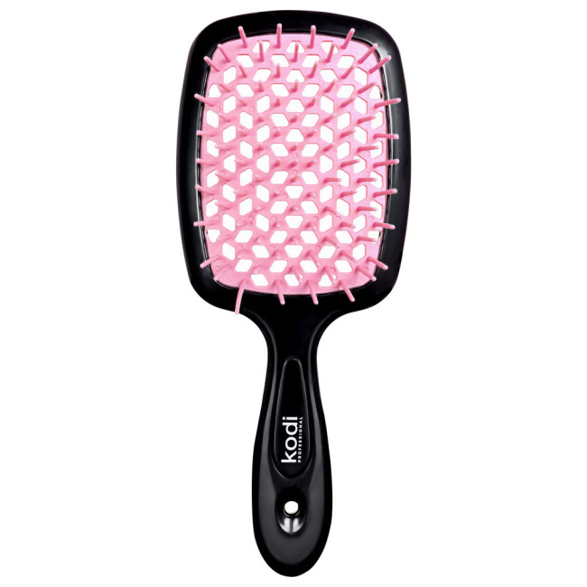  Soft Touch Hairbrush Black/Light Pink
