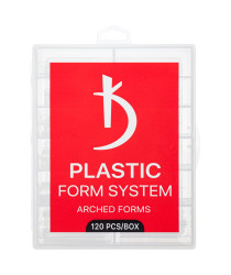 Top arched forms for nail extensions Arched forms, 120 pcs/pack