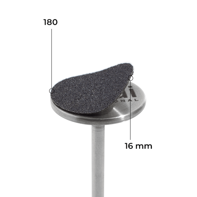 Disque 16 mm (noir, grain 180, sans support mousse, 50 pcs) Disque 16 mm (noir, grain 180, sans support mousse, 50 pcs)