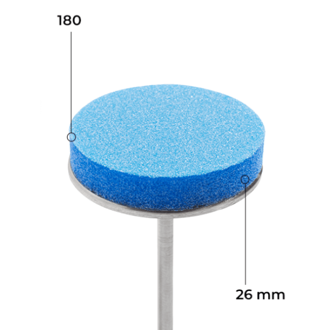 Disque buffer 26 mm (bleu, grain 180, 50 pcs) Disque buffer 26 mm (bleu, grain 180, 50 pcs)