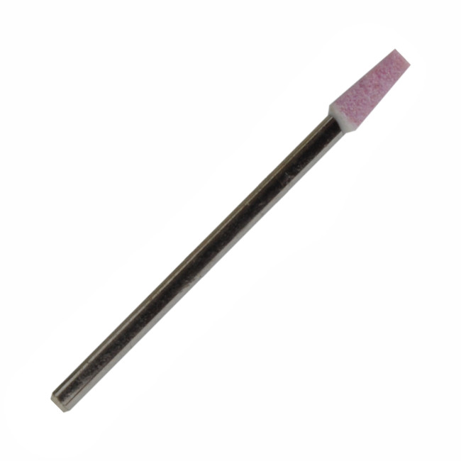 Corundum drill bit, 2.5 mm diameter, shape: truncated cone, medium abrasive, part length 8 mm, C_105pK Corundum drill bit, 2.5 mm diameter, shape: truncated cone, medium abrasive, part length 8 mm, C_105pK