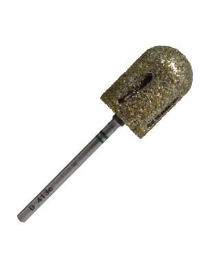Diamond drill bit, 13.0 mm diameter, shape: rounded cylinder, hard abrasive, part length 20 mm, D_413cK
