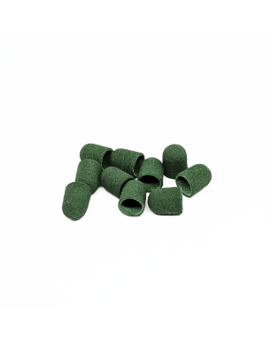 Set Schleifkappen für Pediküre, abgerundeter Zylinder, 320 Körnung, feine Körnung, Durchmesser 10,0 mm (10 Stk./Pack.), Kp100fK