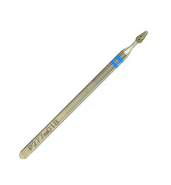 Diamond drill bit, 1.8 mm diameter, shape: cone, medium abrasive, length of the working part 4 mm, P277m018